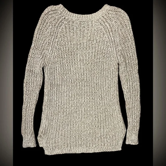 American Eagle Outfitters Tan/Gold Knitted Sweater - Picture 2 of 5